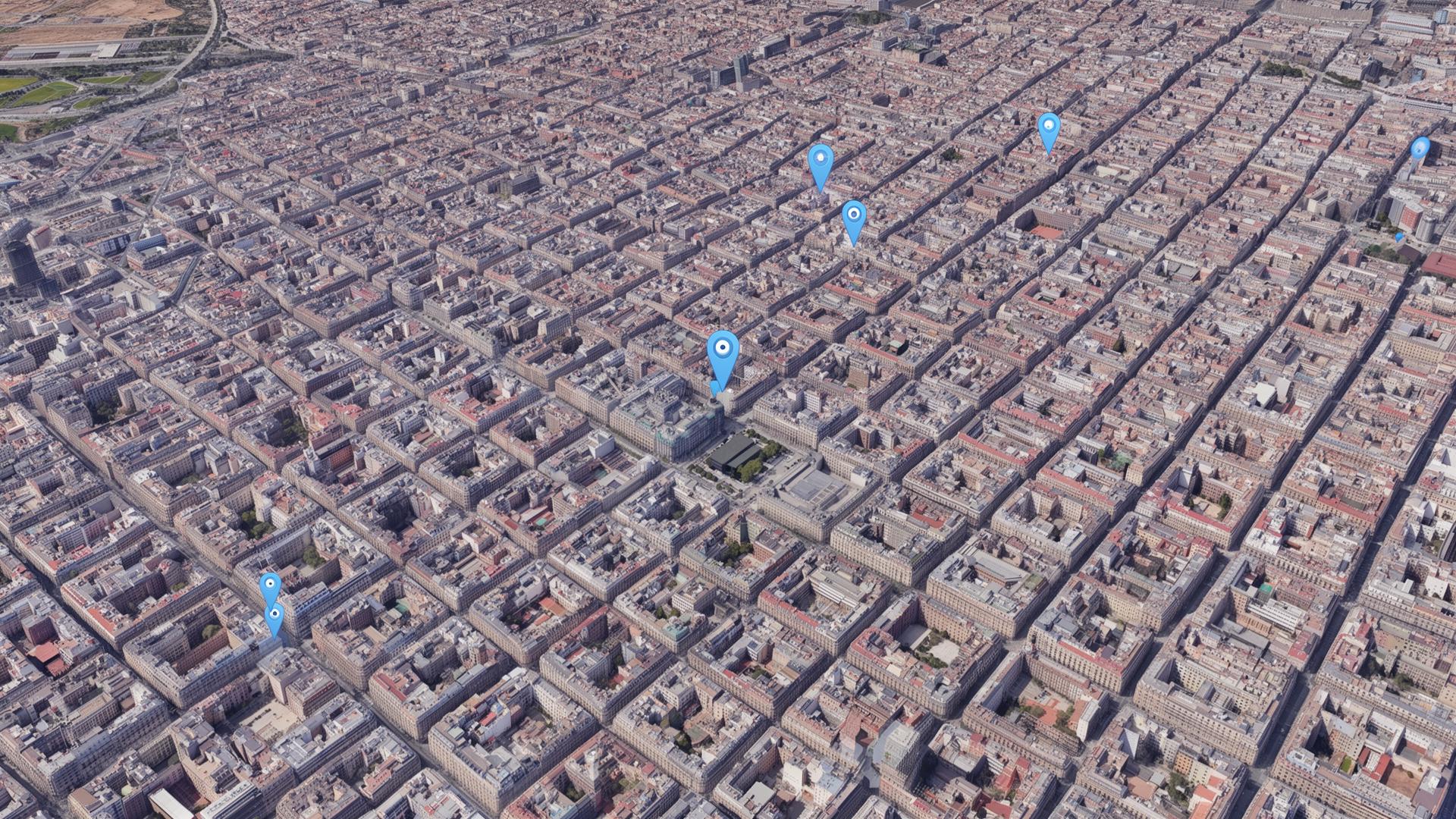 Mapa de Madrid donde operamos